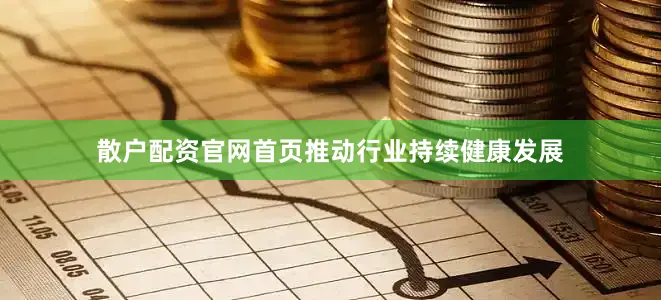 散户配资官网首页推动行业持续健康发展